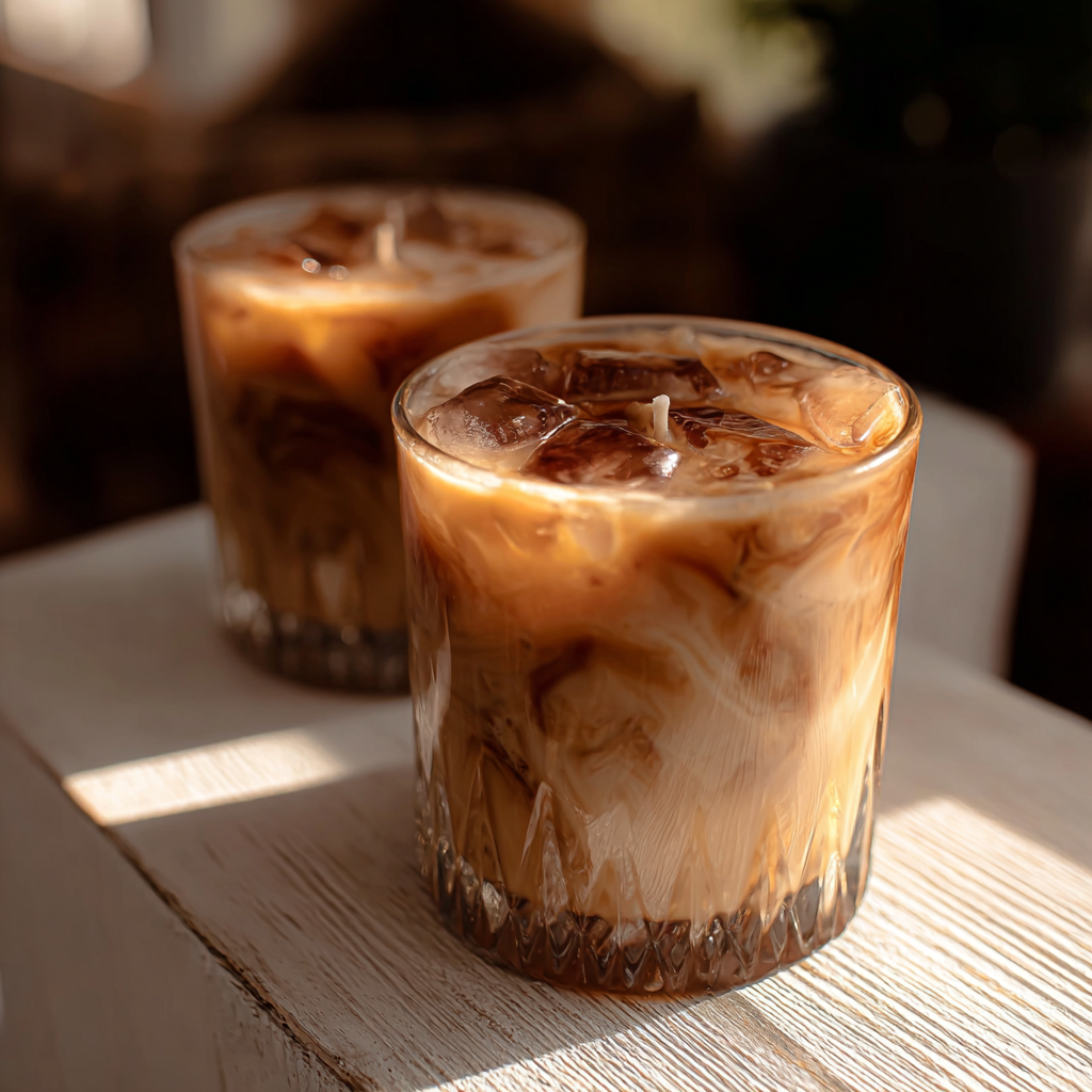 ✿ iced coffee candle